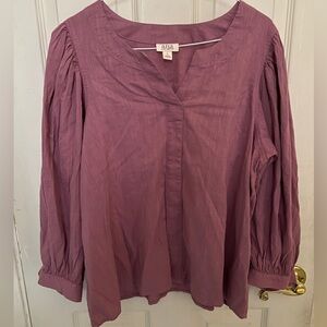 ANA- A New Approach long Sleeve Pink Blouse in New Condition without Tag Size L